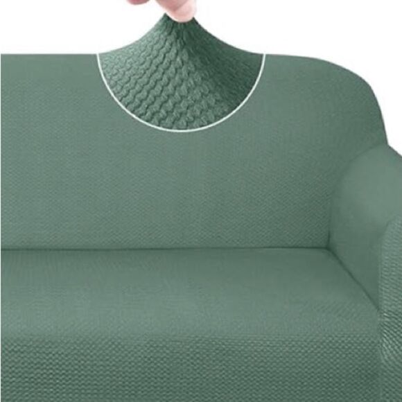 Granbest Chair Cover Stretch Jacquard Slipcover Furniture Protector Matcha Green - Picture 1 of 8